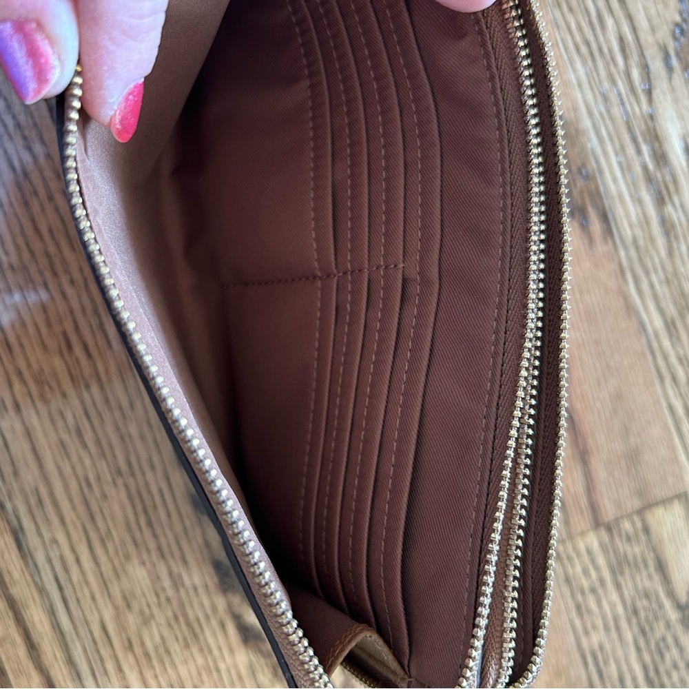 Coach double zip pouch wallet wristlet - Picture 11 of 16